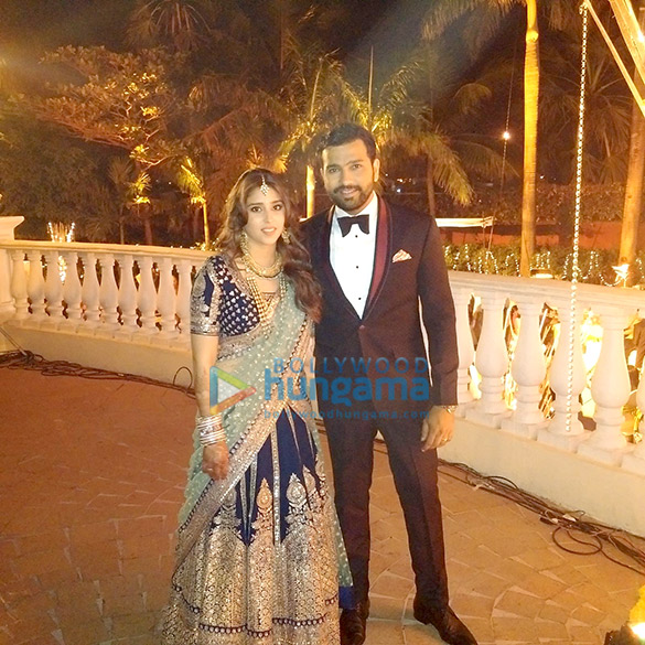 rohit sharma snapped with his bride at taj lands end 2