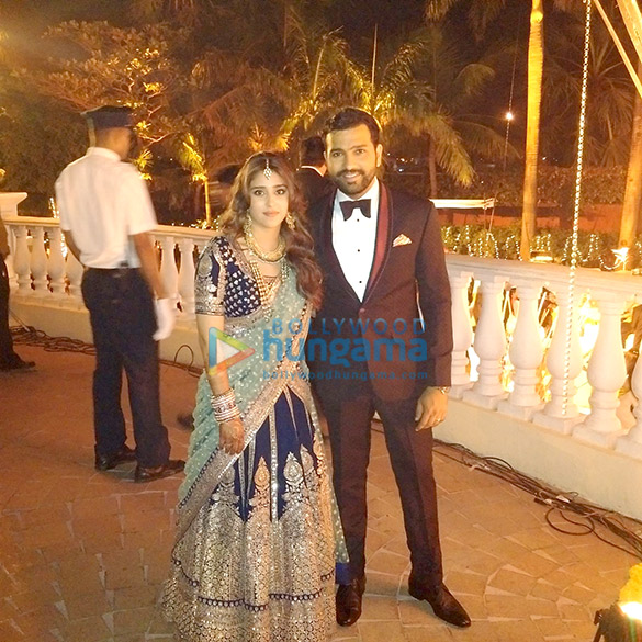 rohit sharma snapped with his bride at taj lands end 4