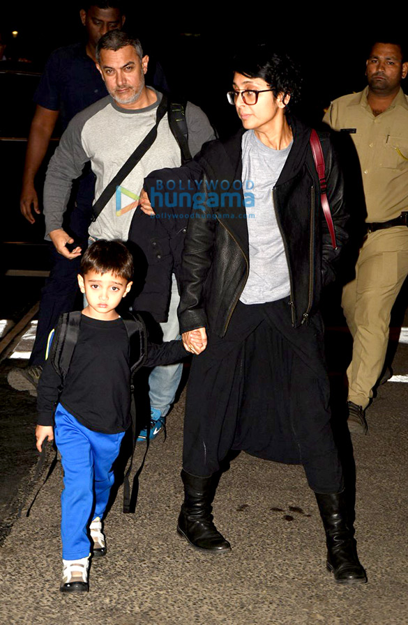 aamir khan leaves for switzerland with his family 2