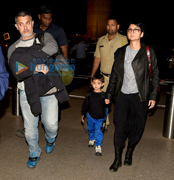 aamir khan leaves for switzerland with his family 6