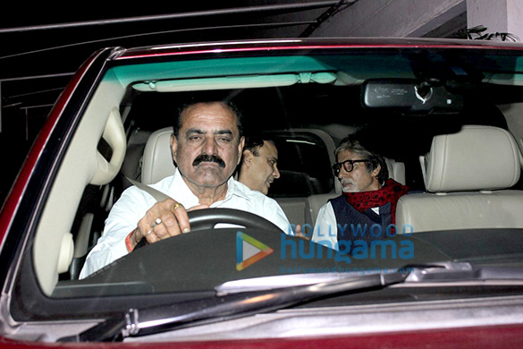 amitabh bachchan vidhu vinod chopra snapped post the screening of wazir at sunny super sound 2