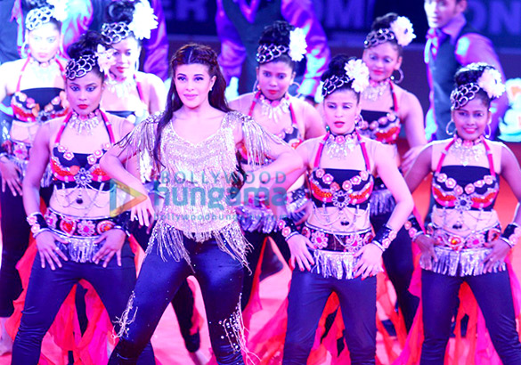 jacqueline fernandez performs at badminton premier league opening night 7