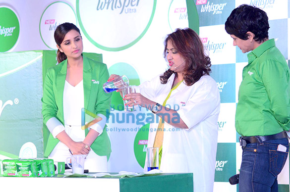 parineeti chopra at the launch of new whisper ultra 2