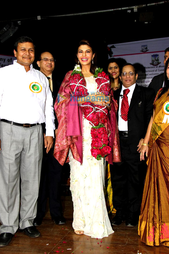 jacqueline fernandez felicitated by 13th international commerce and management conference 4