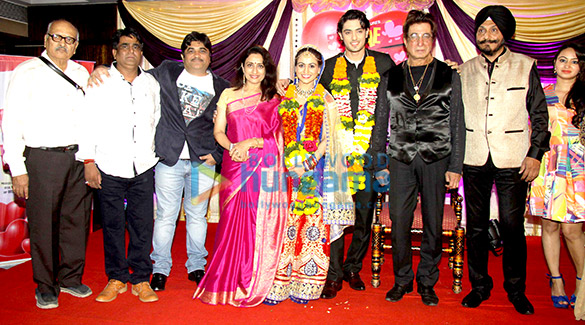 anil sharma mehul kumar shakti kapoor and others at the mahurat song recording of hindi film love you family 7