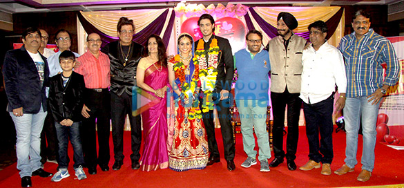 anil sharma mehul kumar shakti kapoor and others at the mahurat song recording of hindi film love you family 2
