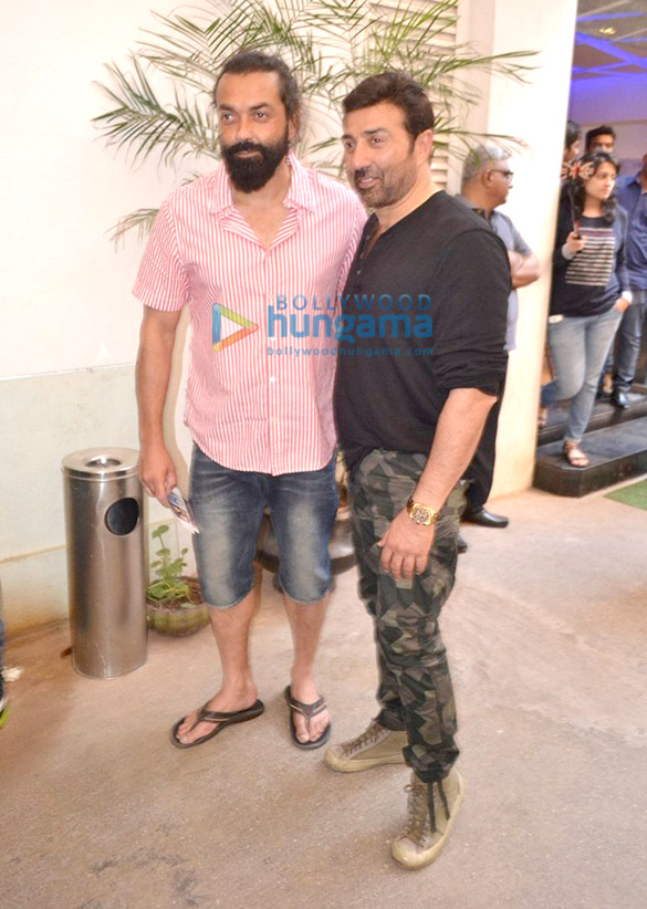 sunny deol bobby deol snapped at sunny super sound 3