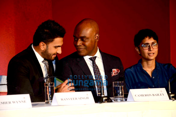 ranveer singh and kiran rao grace the filmcity toronto canada mou signing event 2