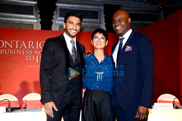 ranveer singh and kiran rao grace the filmcity toronto canada mou signing event 7
