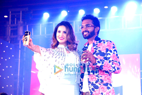 sunny leone launches energy drink gold fogg 2