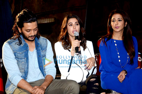 riteish deshmukh nargis fakhri at the launch of banjo 3