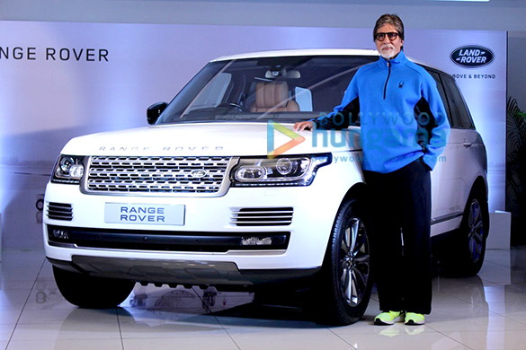 amitabh bachchan with his brand new range rover 7