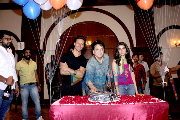 sajid nadiadwalas birthday celebrations on the sets of baaghi 2