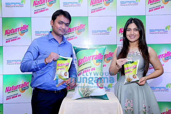 bhumi pednekar at the launch of naturralle health rice bran oil