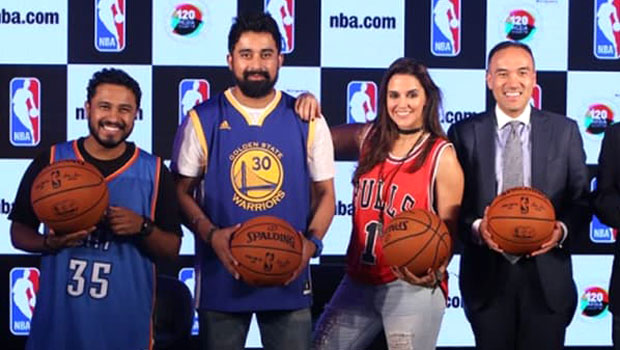 Neha Dhupia-Rannvijay Singha At ‘NBA.com’ Launch