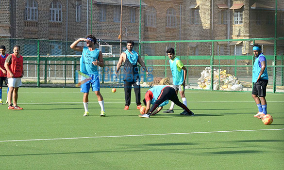 ranbir kapoor arjun kapoor others snapped at football practice 5