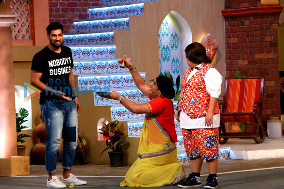 promotions of azhar on the sets of comedy nights live 4