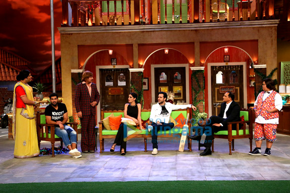 promotions of azhar on the sets of comedy nights live 15