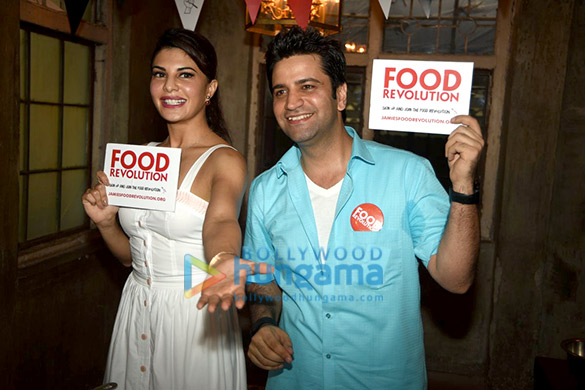 jacqueline fernandez promotes olivers food revolution on food foundation day 3