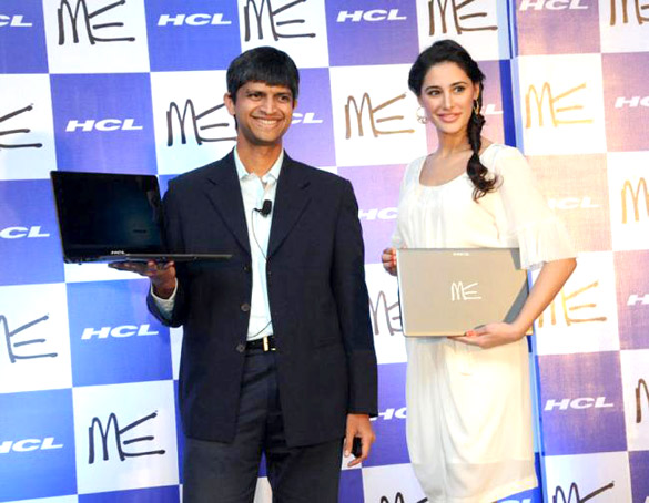nargis fakhri at the launch of hcl me ultrabook 2