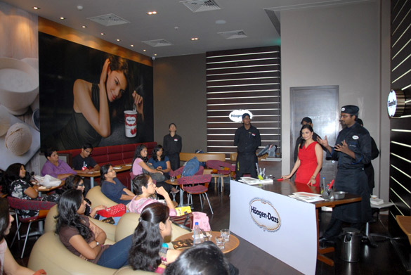 maria goretti launches haagen daz 3