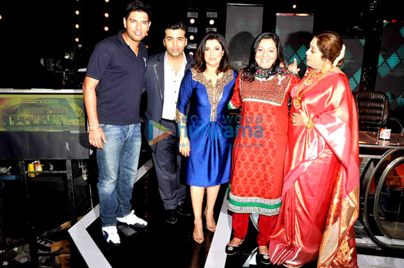 yuvraj singh on the sets of indias got talent 4