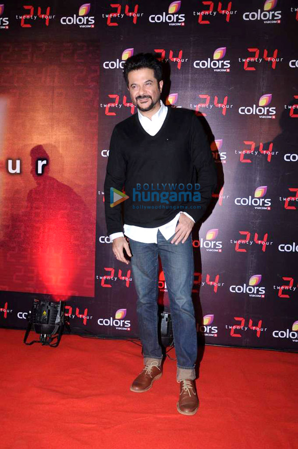 anil kapoor at the launch of the hindi version of 24 on colors 3