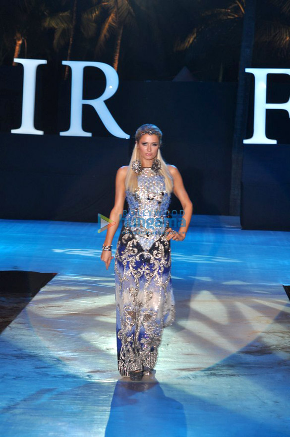 paris hilton walks for shane falguni at india resort fashion week 2012 9