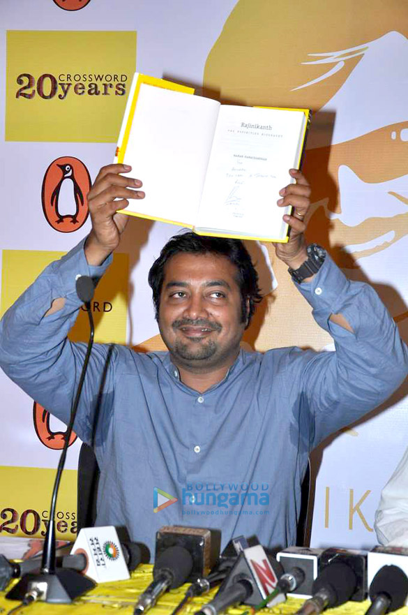 anurag kashyap launches book rajnikanth 4