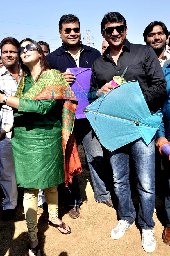 bollywood came at kite flying competition hosted by mla aslam sheikh 3