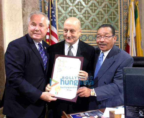 anupam kher honoured with a city proclamation in los angeles 2