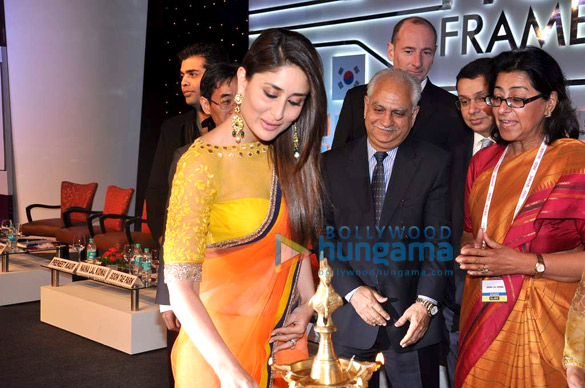 kareena at the inauguration of ficci frames 2013 3