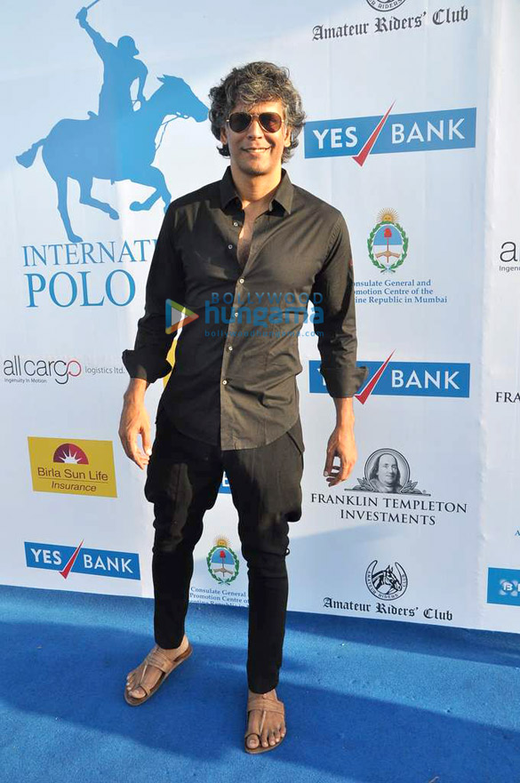 vinod khanna at yes banks international polo cup match 4