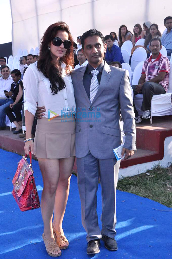 vinod khanna at yes banks international polo cup match 5