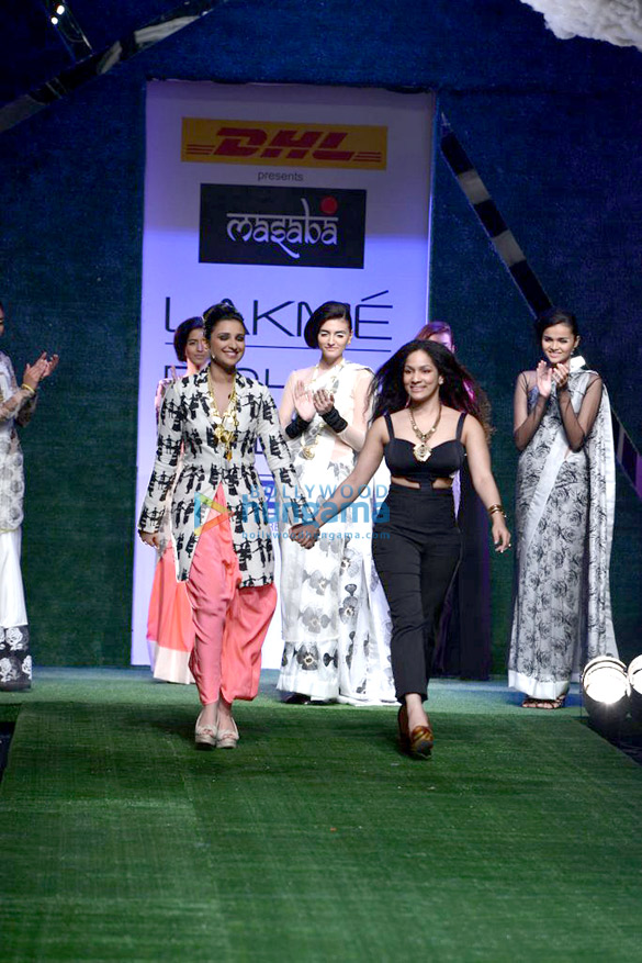 parineeti walks for masaba at lakme fashion week 2013 day 1 4