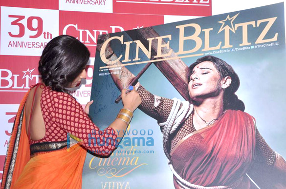 vidya balan launches cine blitz 39th anniversary issue 5