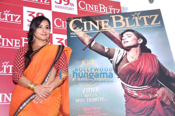 vidya balan launches cine blitz 39th anniversary issue 6