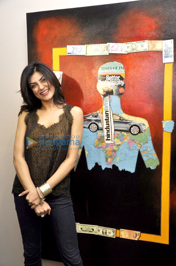 sushmita sen snapped at an art event 5