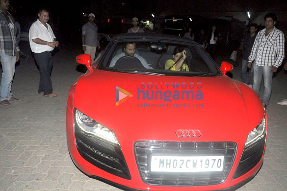 saif ali khan snapped with his new audi r8 2