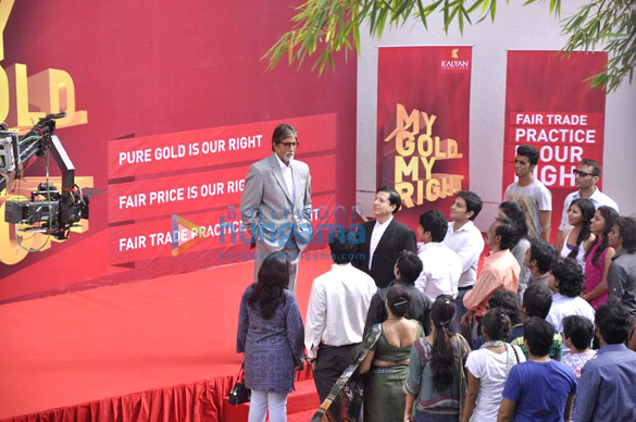 big b at kalyan jewellers ad shoot 3