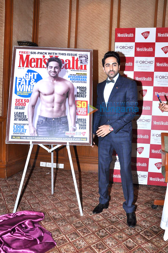 ayushmann launches his column unveils the latest issue of mens health 4