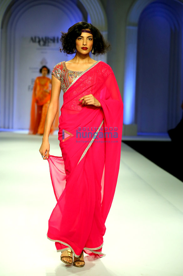 esha gupta walks for adarsh gill at india bridal fashion week 2013 4