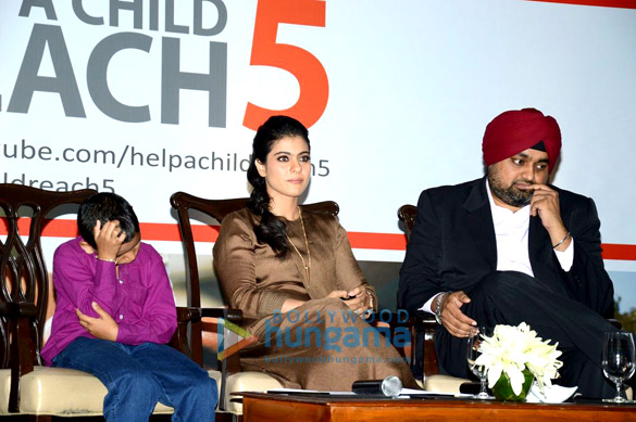 kajol promotes help a child reach 5 campaign 2