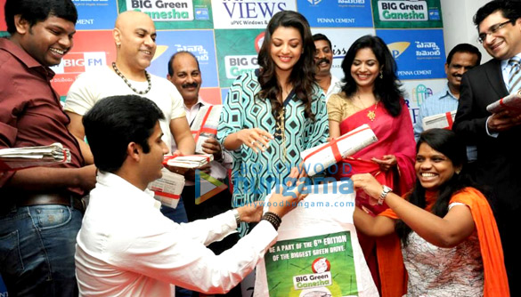 kajal aggarwal launches big green ganesha 5