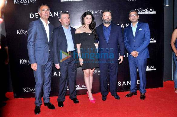 alia sidharth malhotra at the launch of dessange beauty salon 7