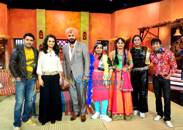 kangna ranaut promotes rajjo on comedy night with kapil 2