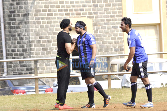 abhishek ranbir aditya practice for all stars football 5