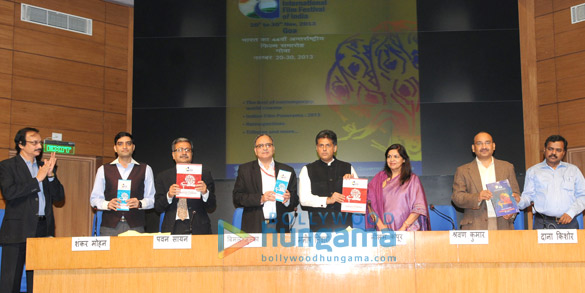 press conference of 44th international film festival of india in delhi 2