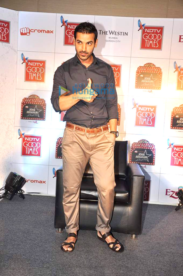 ndtv good times announces the launch of john abraham a simple life 11