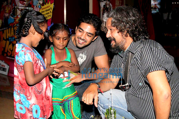 amole gupte saqib at the special screening of stanley ka dabba 8